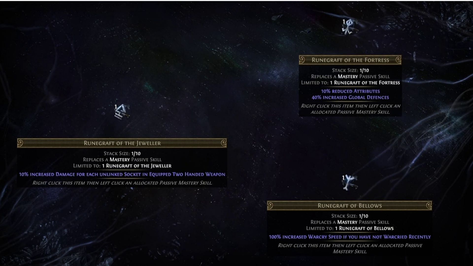 Runegrafts can have a massive effect on builds (Image via Grinding Gear Games)
